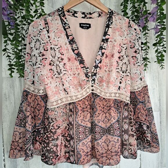 BEBE Blouse - Picture 2 of 12